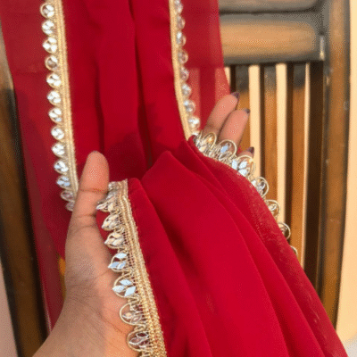 ruby-red-georgette-dupatta
